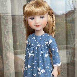 Dress for Ruby red fashion friends doll in blue / Dress in purple for Ruby red fashion friends doll 14 inch