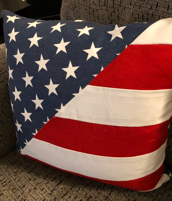 America Flag Pillow Case Etsy