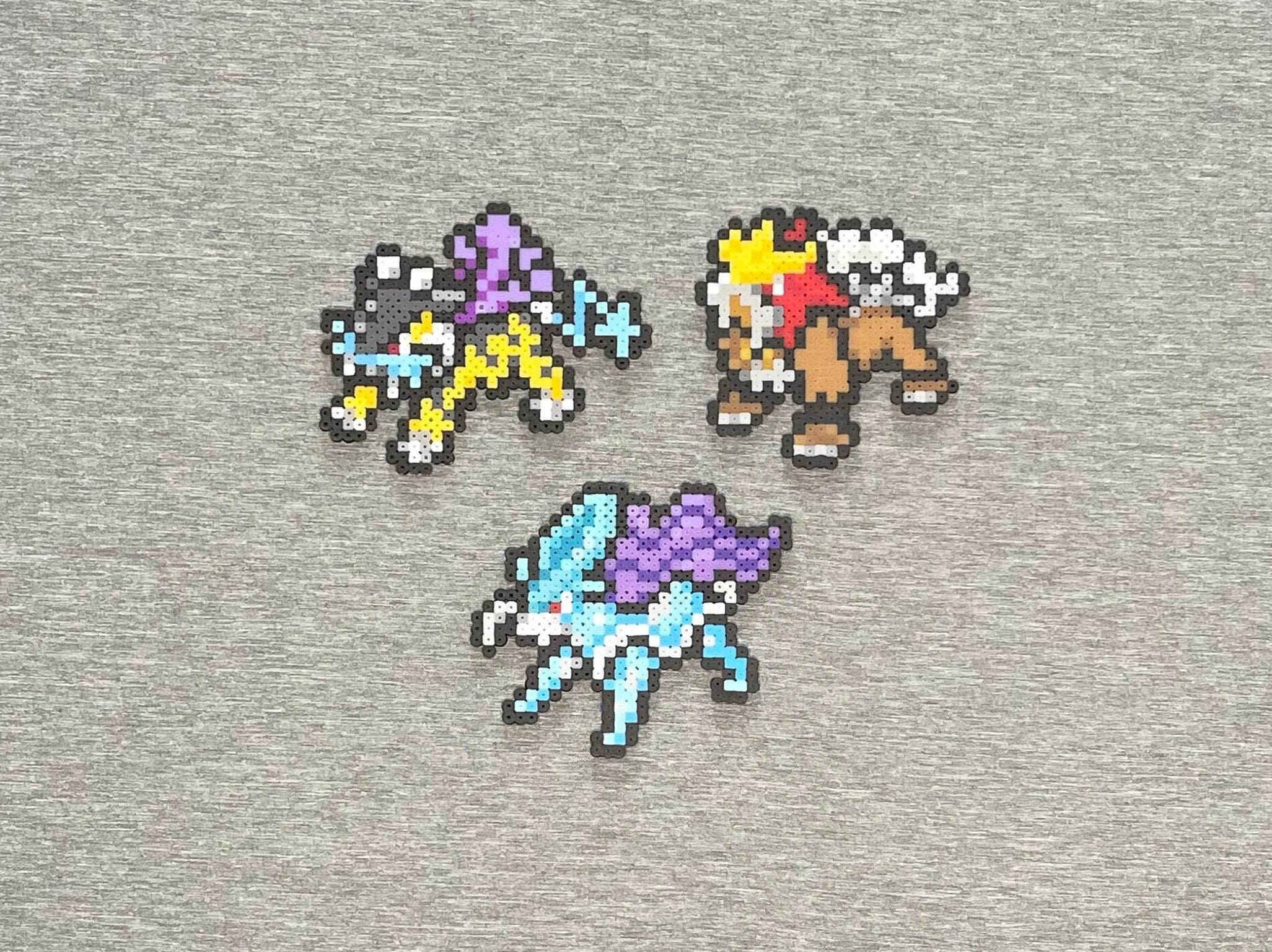 Pokémon Raikou Perler Bead Art -  Portugal