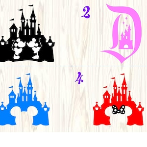 Disney Castle Decals/vinyl Decal/kids Room/ Yeti Decal/ Glass Block ...