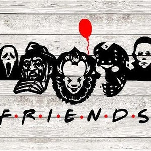 Horror Friends NEW decal-perfect for cars/ Starbucks tumblers, laptops and many more
