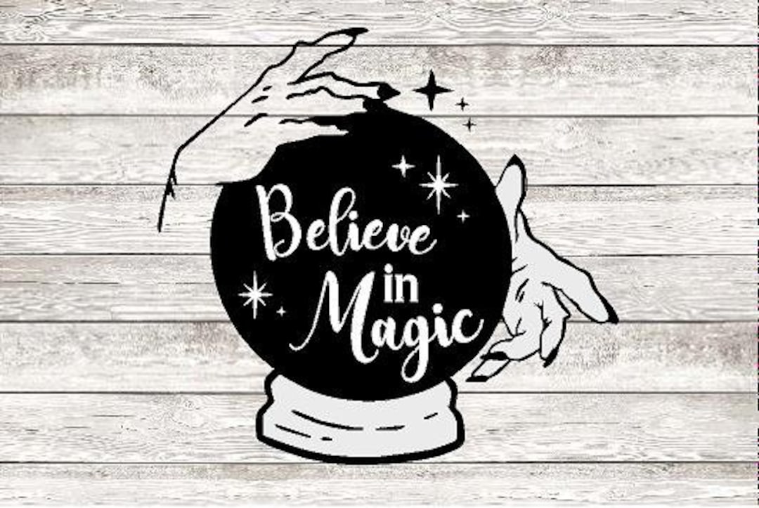 Magic Ball Sticker Crystal Ball Magic Decal /vinyl Decal/kids Room/ Yeti Decal/ Glass ...