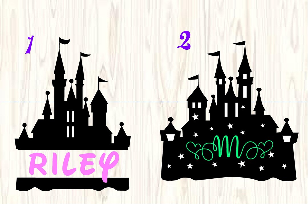 Disney Castle Decals/vinyl Decal/kids Room/ Yeti Decal/ Glass Block