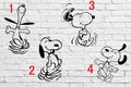 SNOOP Dancing Dog -  listing- Decals/Vinyl Decal/Kids room/ yeti Decal/ glass block decal/ Car Decal