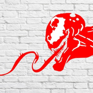 Carnage decal /Vinyl Decal/Kids room/ Yeti Decal/ glass Block Decal/ Car Decal