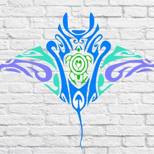 Stingray decal /Vinyl Decal/Kids room/ Yeti Decal/ glass Block Decal/ Car Decal