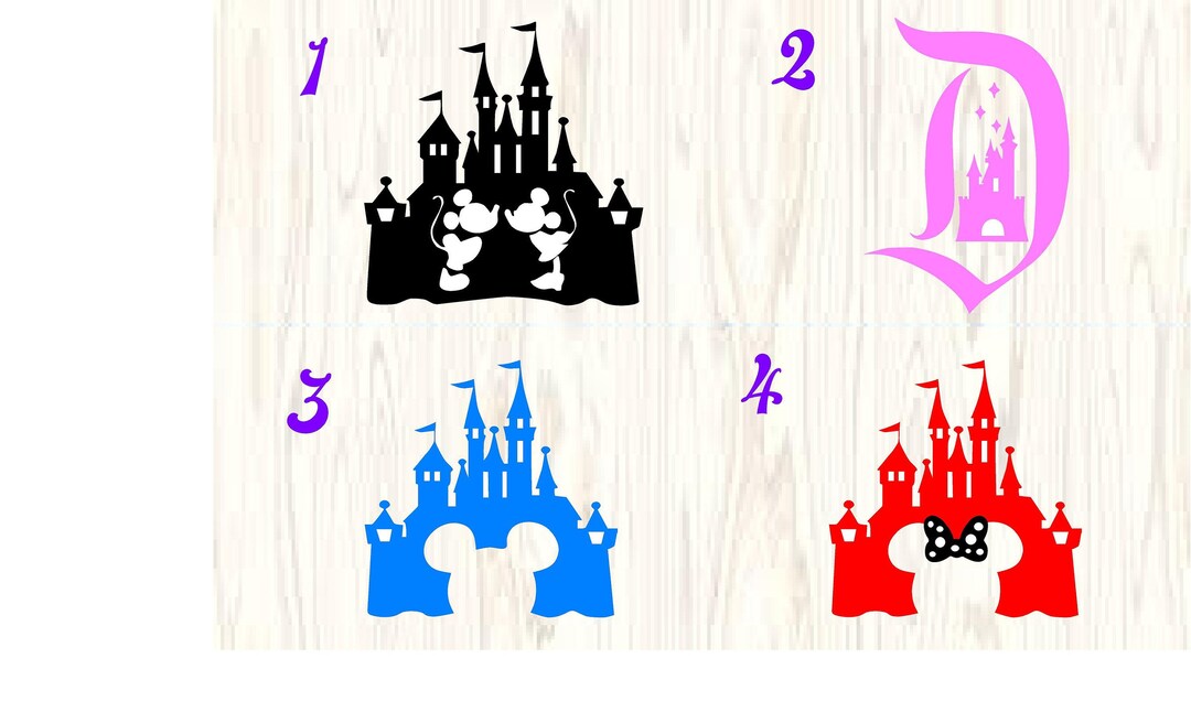 Disney Castle Decals/vinyl Decal/kids Room/ Yeti Decal/ Glass Block