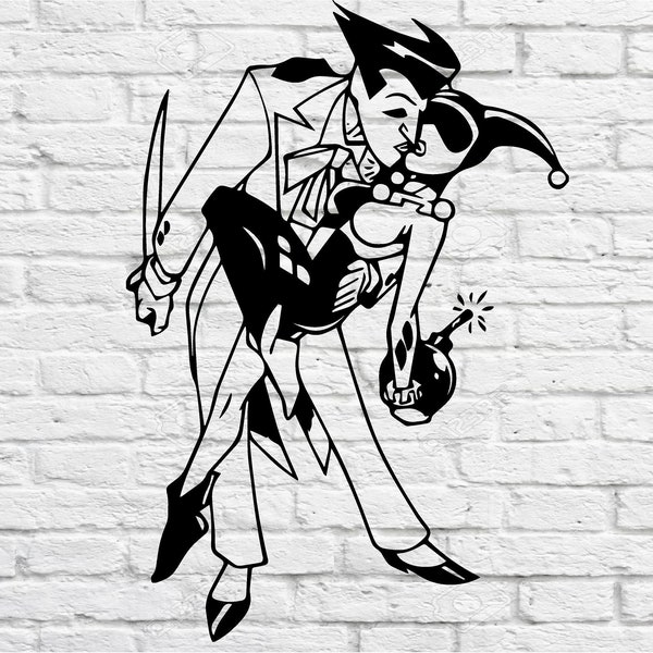 Joker Face Window/Bumper Decal Sticker - 200mm X 150mm Gloss White & Red, For Car, Van, Truck