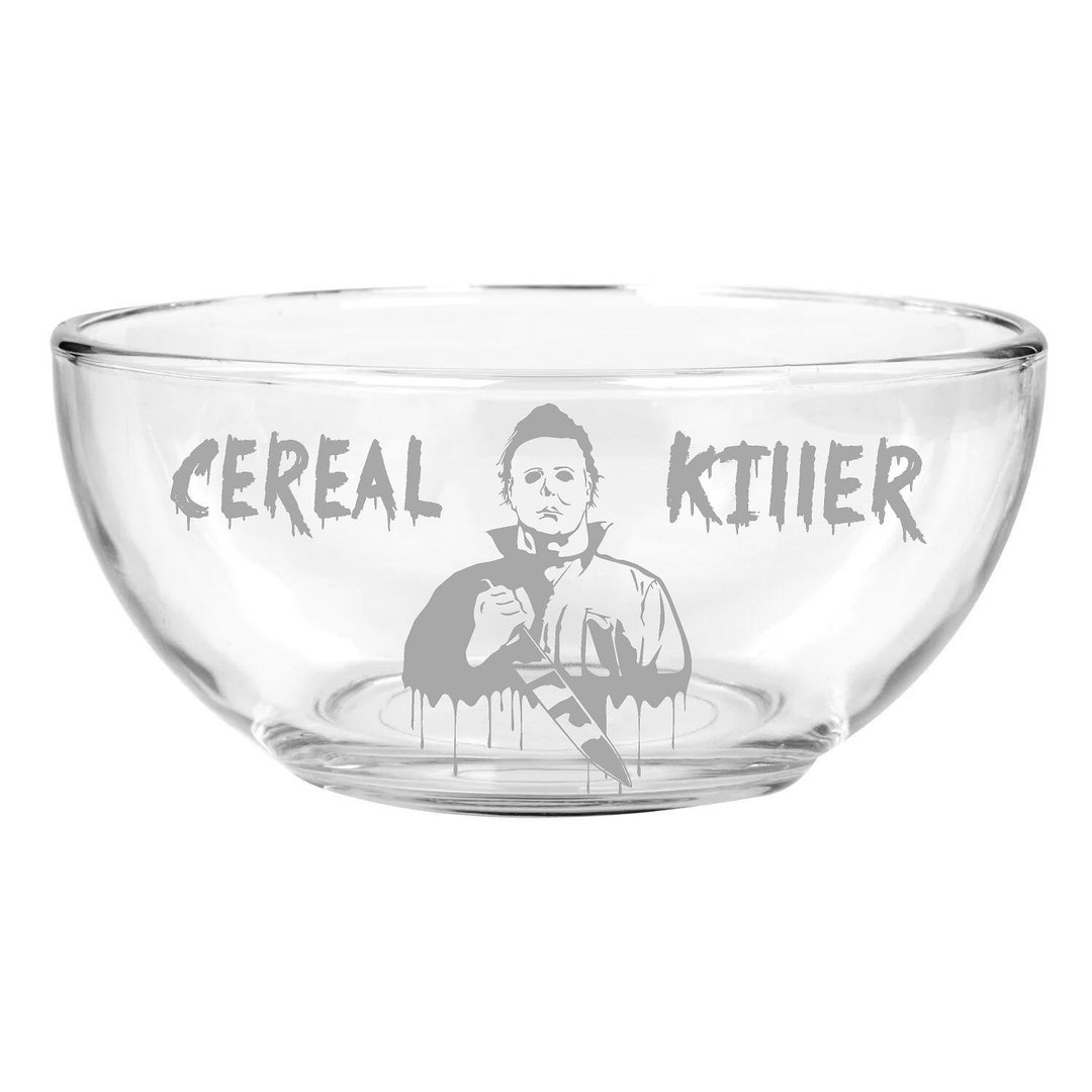 Cereal Killer Bowl Michael Funny Cereal Bowl. Etsy