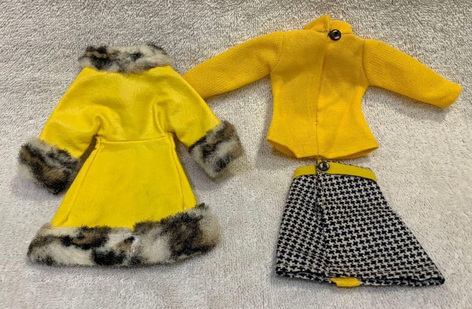1970's 1459 Yellow Vinyl Coat Trimmed in Faux Leopard Etsy