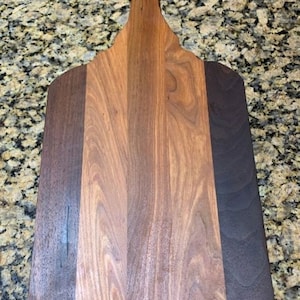 Solid Wood Cutting Board with Handle