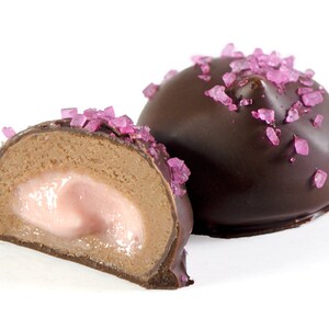 Berry Swirl Chocolate, Kosher, Dairy Free. 1 Pound.
