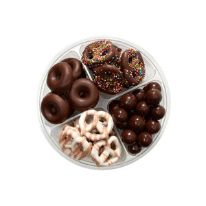 Satisfy Your Sweet Cravings with Our Exquisite Kosher Chocolate Party Tray - Perfect for Birthdays, Weddings, and Special Occasions!