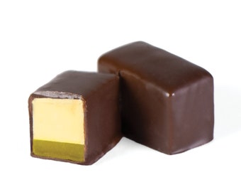 Lemon Marshmallow Chocolate Candy, Kosher, Dairy Free, One Pound.