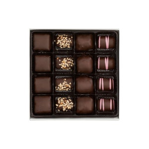 Chocolate Gift Box, Fresh Handcrafted Assorted Chocolates, Kosher Dairy Free. 16 Pc.