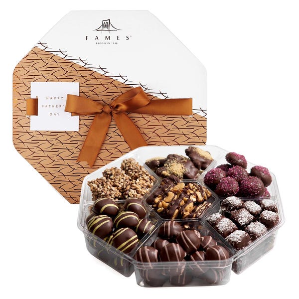 Gourmet Chocolate Truffle Gift Box: Dairy-Free Kosher Assortment