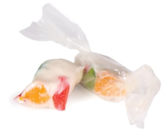 Individually Wrapped Juju Candy - Sweet Candy Treat - White Nougat Candies with Jelly - Kosher, Dairy & Egg Free.