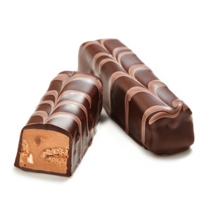 Dark Chocolate Two Tone Roll, 1 Pound, Kosher, Dairy Free.