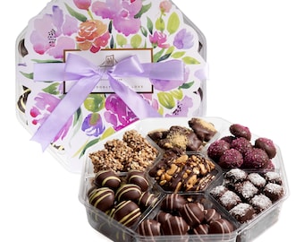 Mother's Day Chocolate Gift Box: Delicious Kosher Dairy Free Chocolates from Brooklyn for Mom.