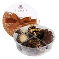 Nut Cluster chocolate Gift - Gift Snack Includes  Caramel Brittles, Pecan patties, Almond and Cashew Clusters, Happy Birthday Gift.