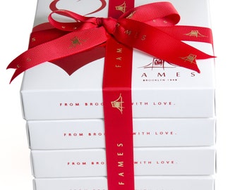 Chocolate Gift Box For Gifting - Artisanal Kosher Dairy Free Chocolate Gift Boxes for a Sweet Holiday Surprise, 63 Pc.