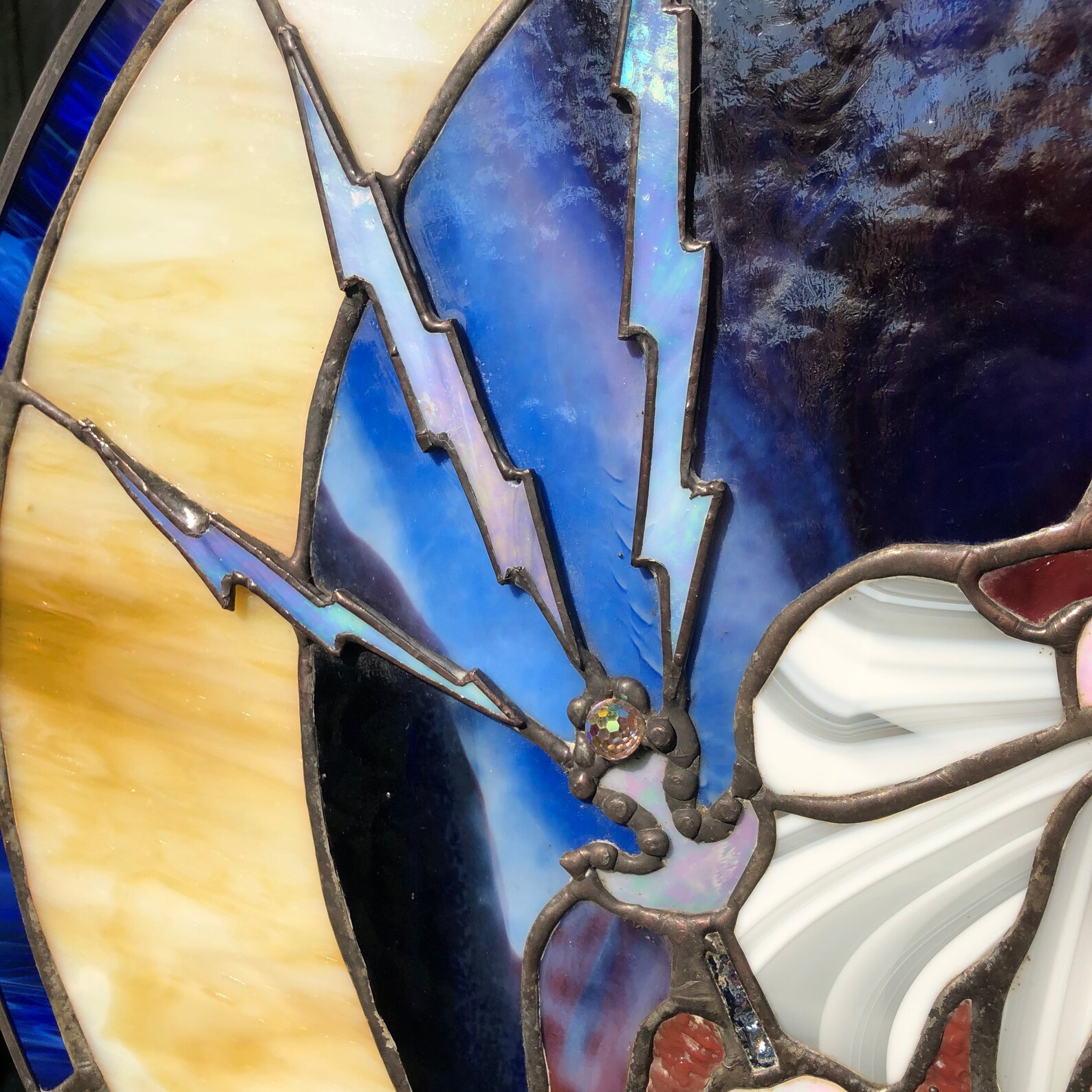 Customizable Stained Glass Wizard with wand Etsy