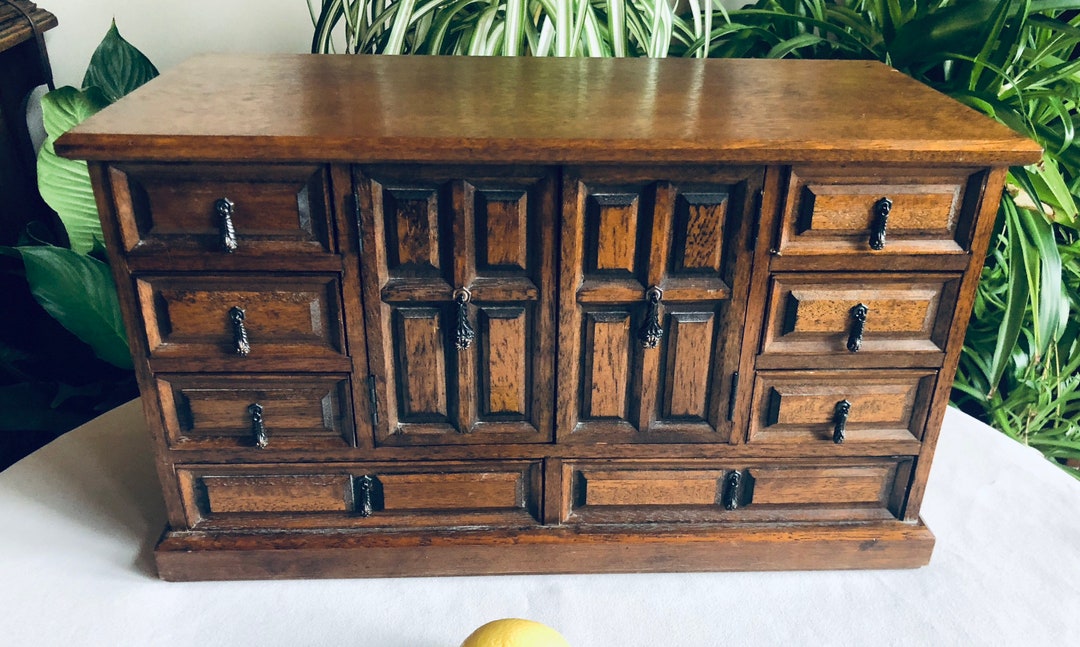 Mid Century Vintage Styled by Mele of Japan Jewelry Box Etsy