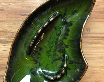 清代石湾陶绿釉六方罐 Antique China Qing Shiwan Pottery Green
