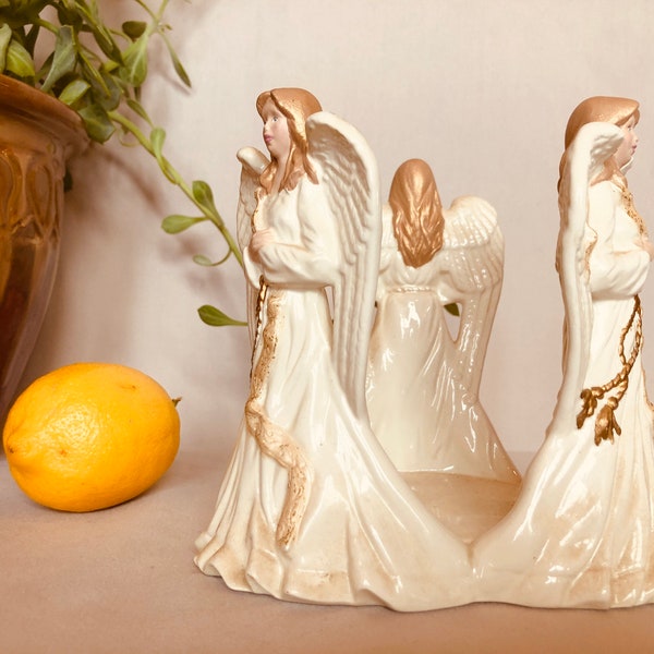 Angel Candle Holder Etsy