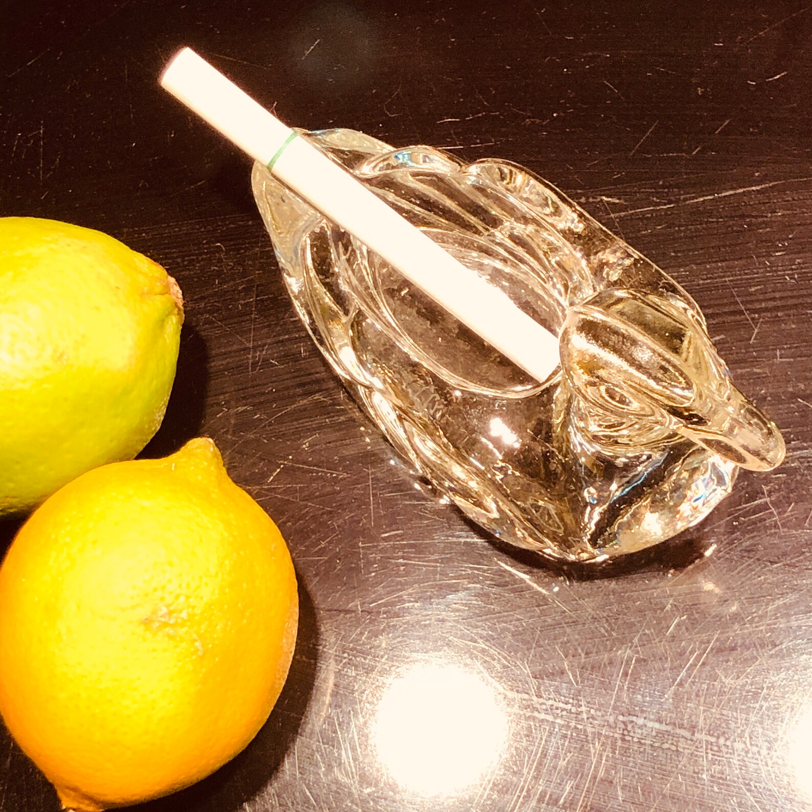 Mid Century Vintage Glass Duck Ashtray or Pipe Holder Etsy