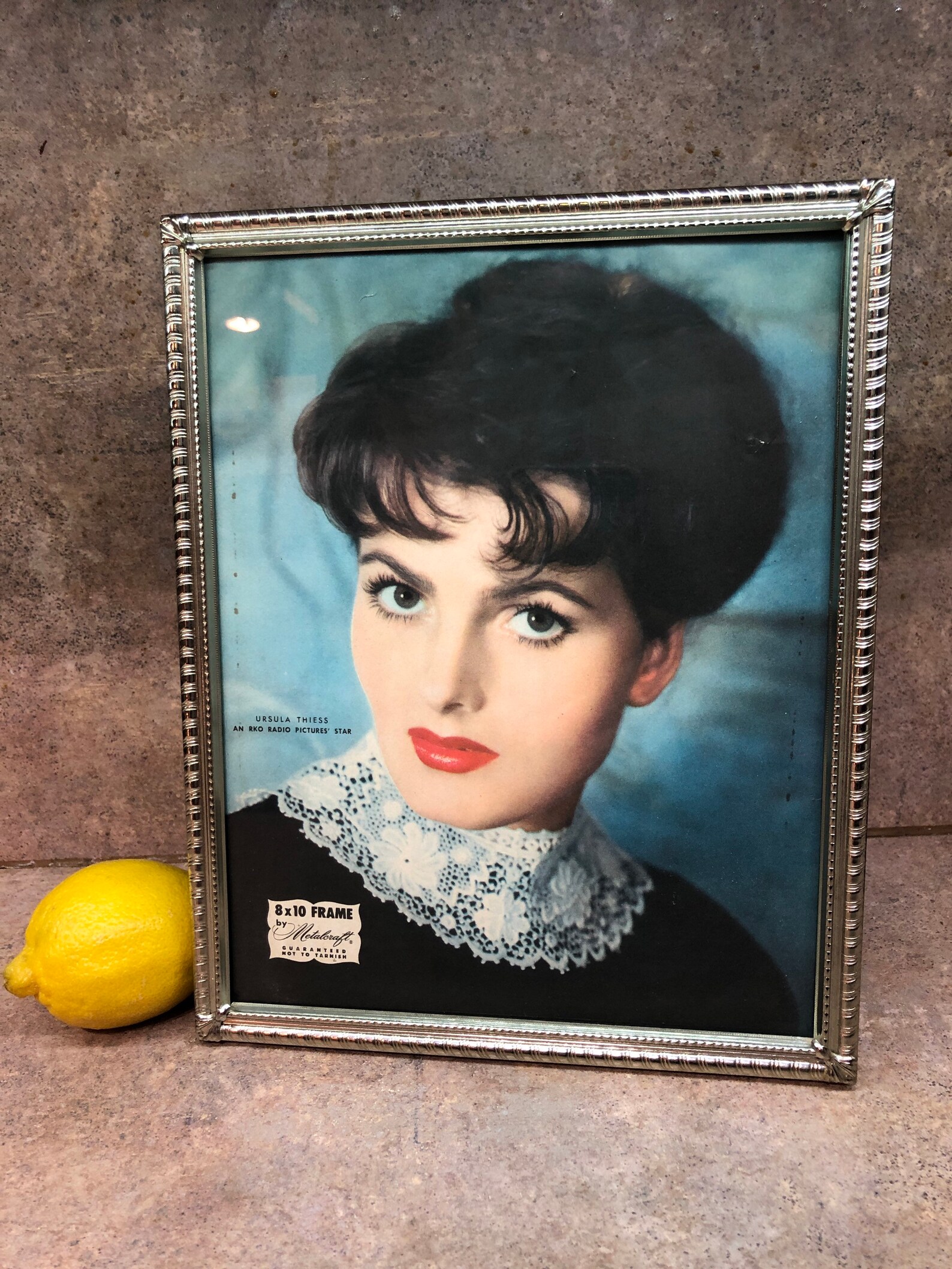 Mid Century Vintage Photo Frame Metalcraft Never Used With Etsy