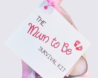 Mum-to-Be Survival Kit | Pregnancy Gift • Baby Shower Gift • First-Time Mum Keepsake • Gender Reveal Surprise