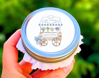 Custom Bridal Shower Jam Favors
