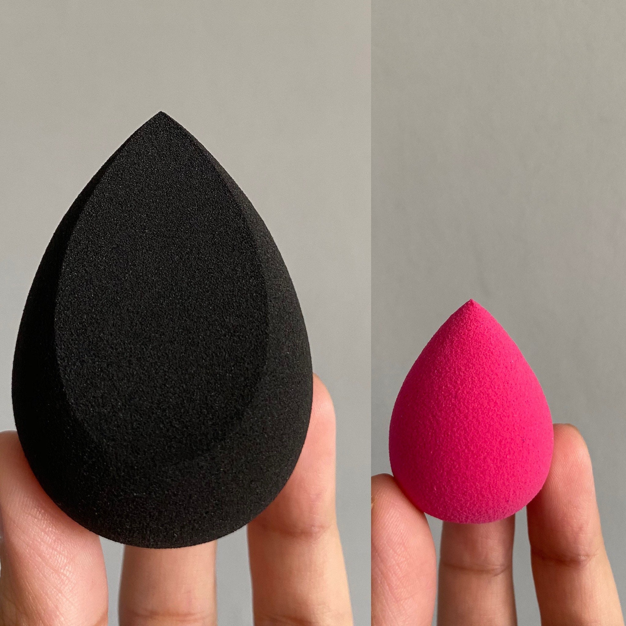 Smooth & Even Makeup Sponge Set Full size Black Face Cut and Etsy
