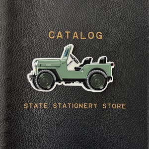 Retro Jeep Willys Decal