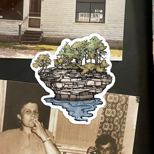 Turnip Rock, Port Austin Michigan Magnet