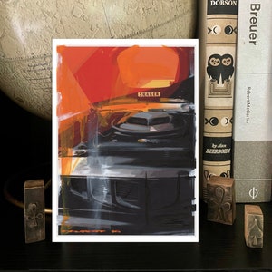 Plymouth Cuda Mini Automotive Art Print