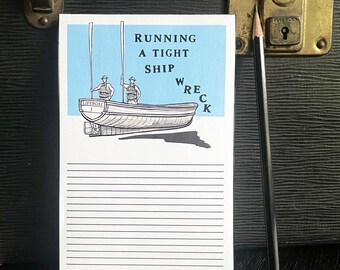 Running a Tight Shipwreck, Notepad