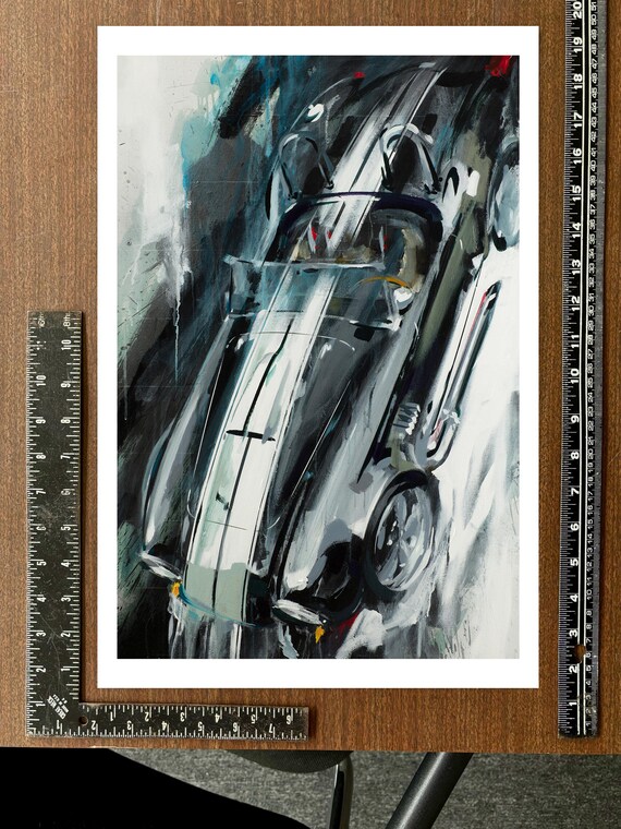 Shelby Cobra Original Automotive Art Print