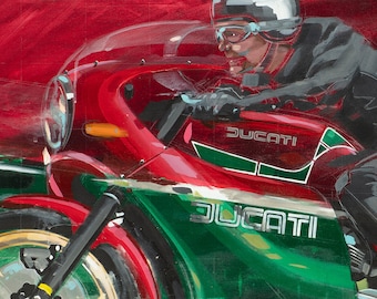 Ducati Original Automotive Art Print