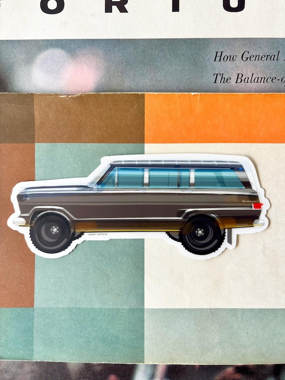Retro Jeep Wagoneer Decal