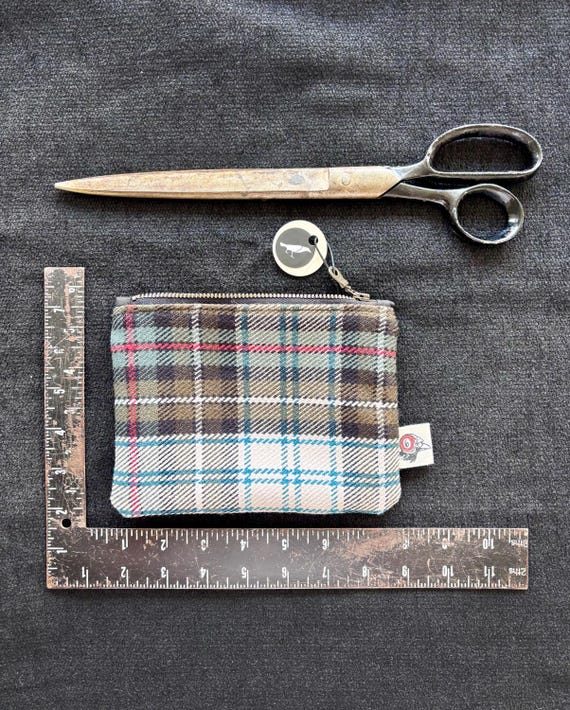 Porsche Tartan - Olive Green, Catch All Bag