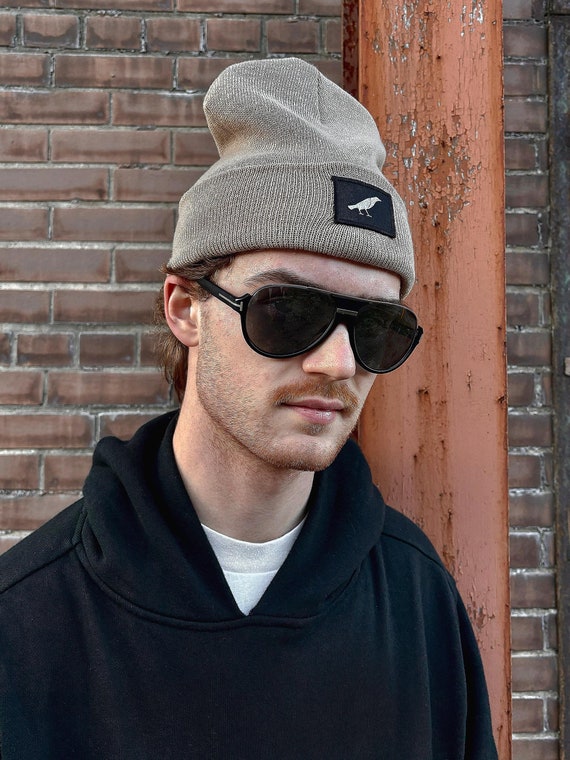 Captain and Bird- Crow Beanie Hat