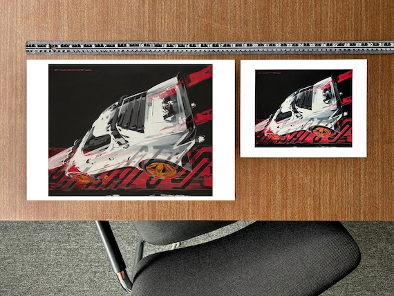 Lancia Stratos Automotive Art Print