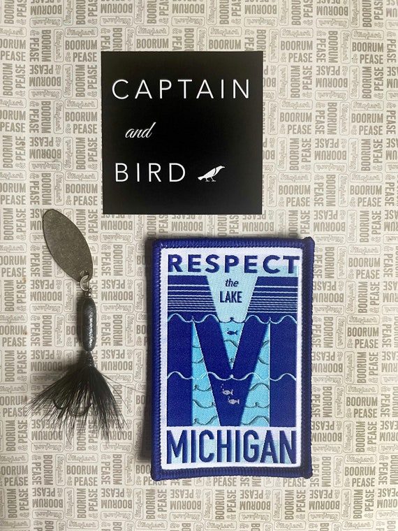 Respect the Lake - Michigan, Woven Patch
