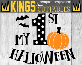 First Halloween Svg Etsy