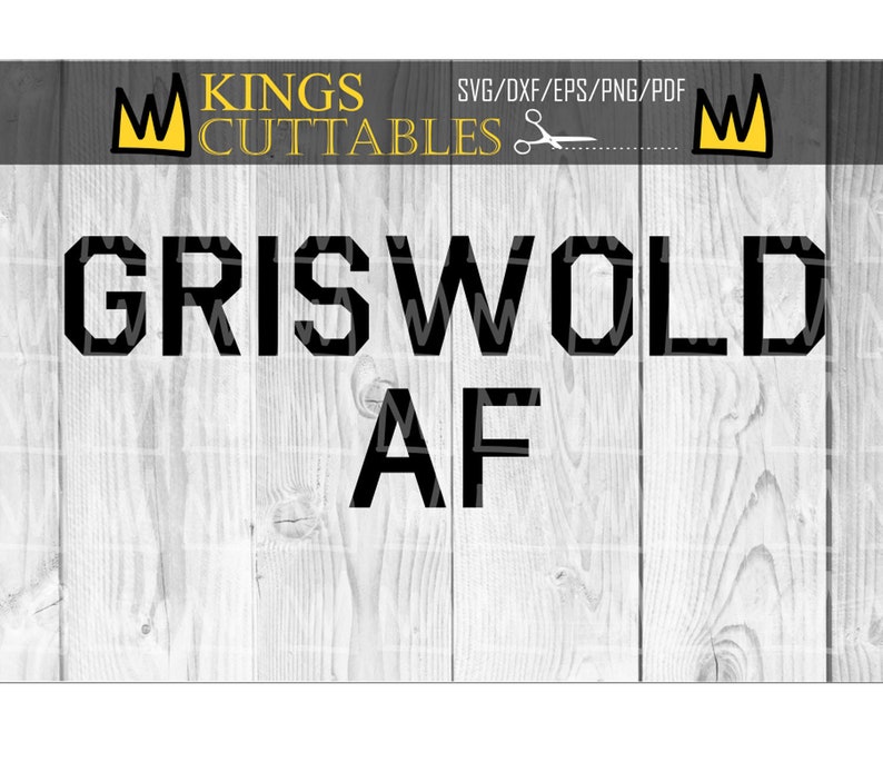 National Lampoons Christmas Vacation SVG Files Griswold AF | Etsy