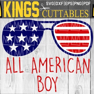 All American Boy SVG Merica SVG Sunglasses Svg American Flag SVG Fourth of July Svg 4th of July Svg Patriotic Svg for Cricut and Silhouette