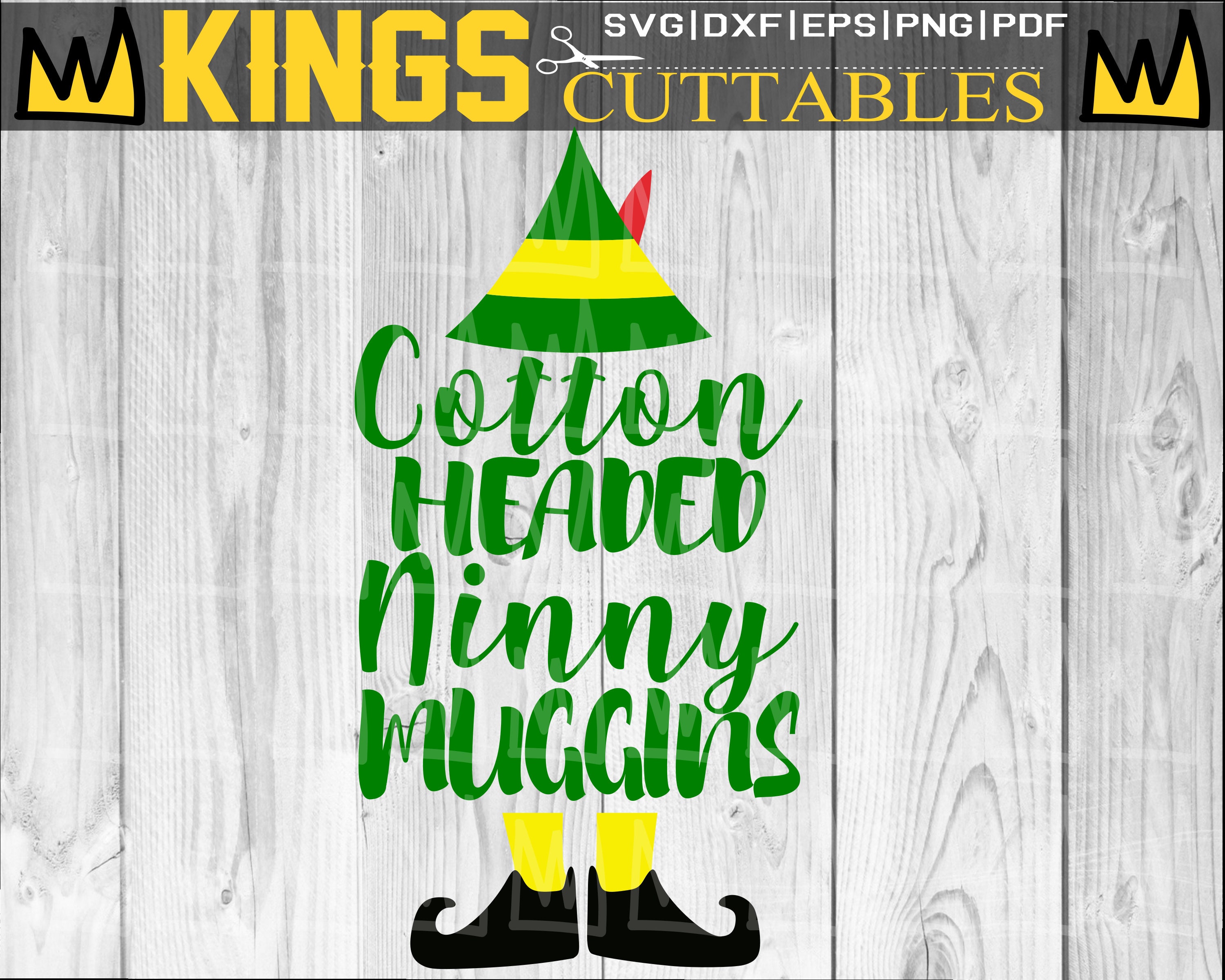 Cotton Headed Ninny Muggins SVG Buddy the Elf SVG Elf Etsy