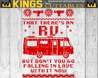 That There's an RV SVG, National Lampoons Christmas Vacation SVG, Cousin Eddie Svg, Funny Christmas Svg, Griswold Svg Ugly Sweater Svg Files